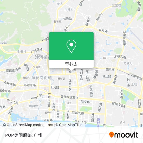 POP休闲服饰地图