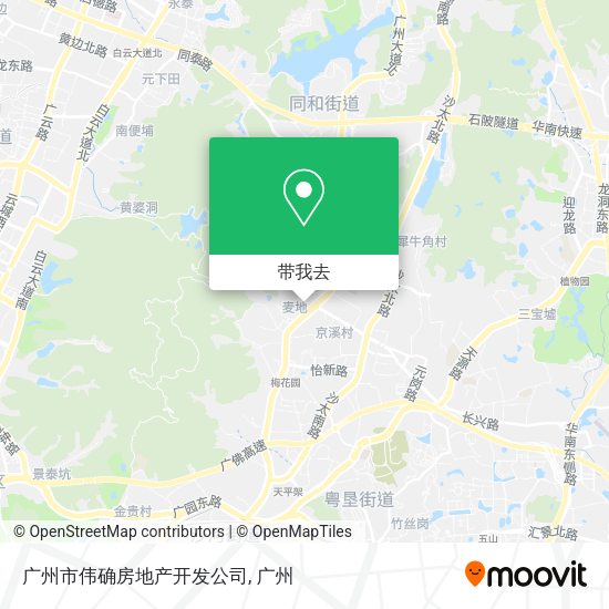 广州市伟确房地产开发公司地图