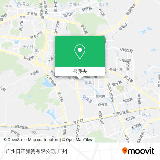 广州日正弹簧有限公司地图