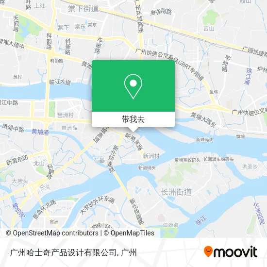广州哈士奇产品设计有限公司地图