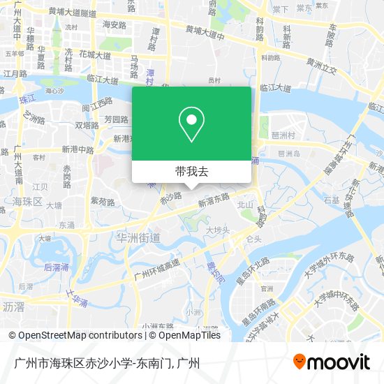 广州市海珠区赤沙小学-东南门地图