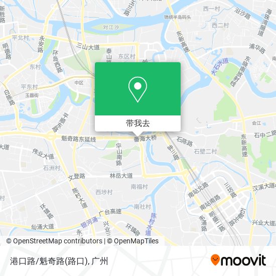 港口路/魁奇路(路口)地图