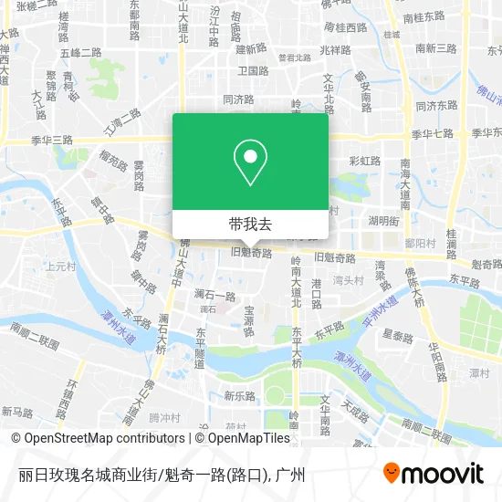 丽日玫瑰名城商业街/魁奇一路(路口)地图