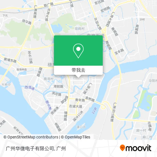 广州华微电子有限公司地图