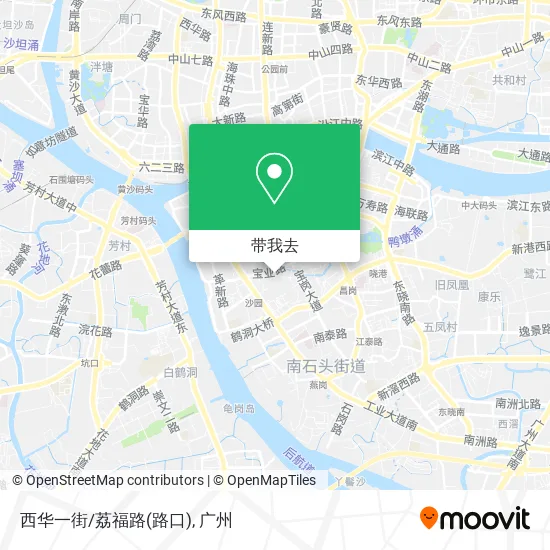 西华一街/荔福路(路口)地图
