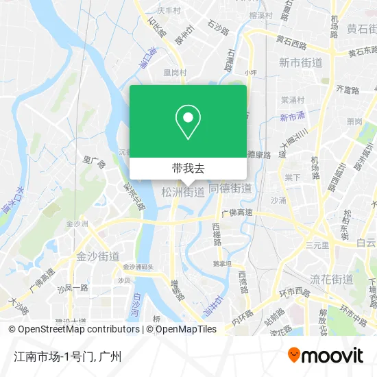 江南市场-1号门地图