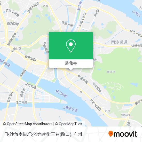 飞沙角南街/飞沙角南街三巷(路口)地图