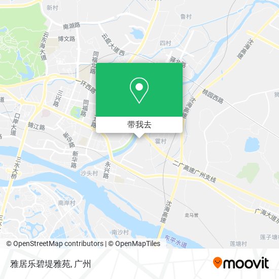 雅居乐碧堤雅苑地图
