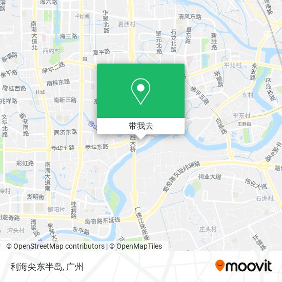 利海尖东半岛地图