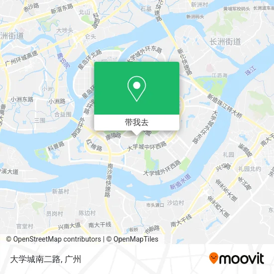 大学城南二路地图