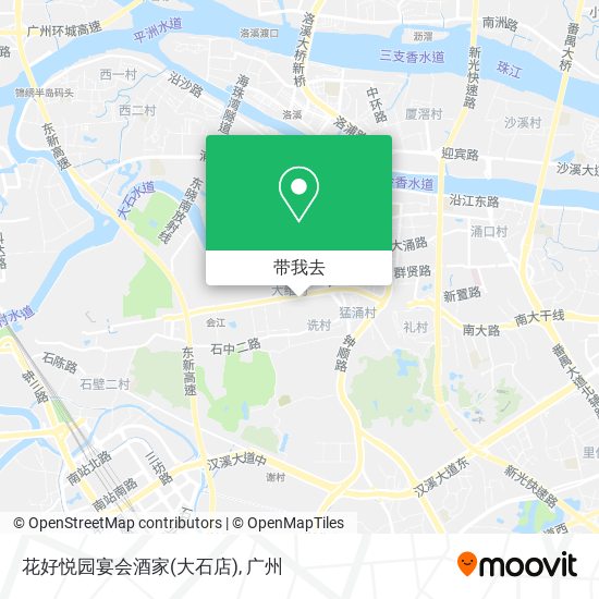花好悦园宴会酒家(大石店)地图