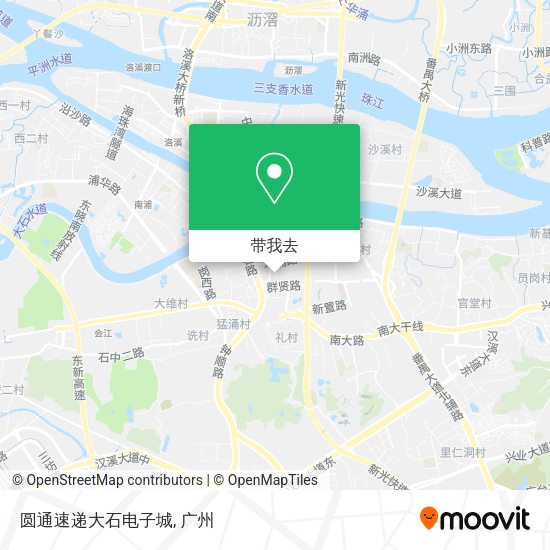 圆通速递大石电子城地图