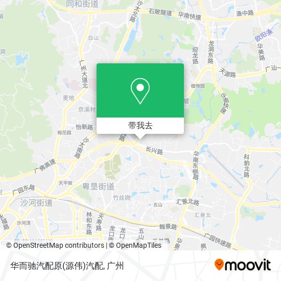 华而驰汽配原(源伟)汽配地图