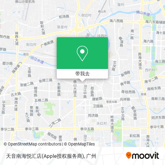 天音南海悦汇店(Apple授权服务商)地图