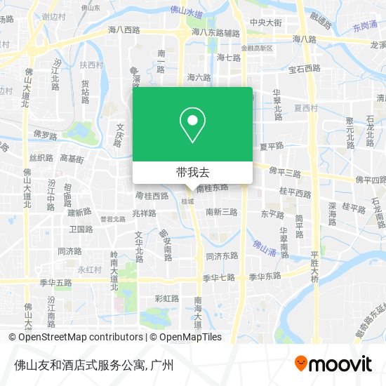 佛山友和酒店式服务公寓地图