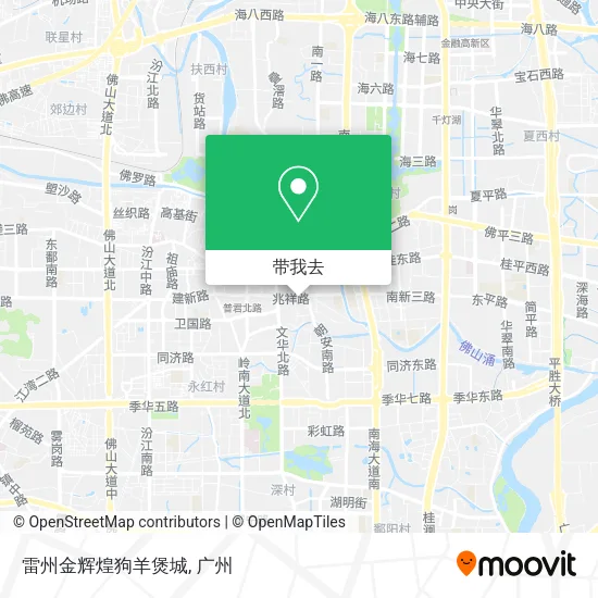 雷州金辉煌狗羊煲城地图