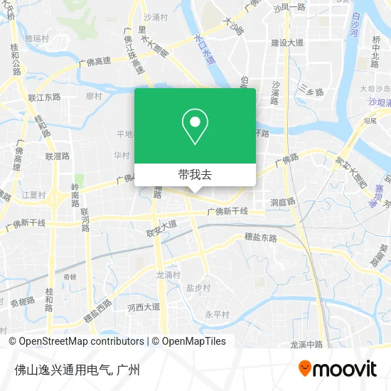 佛山逸兴通用电气地图