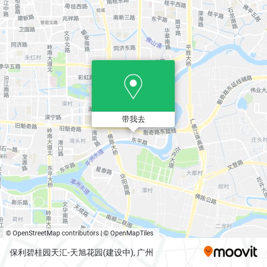 保利碧桂园天汇-天旭花园(建设中)地图