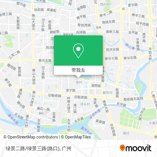 绿景二路/绿景三路(路口)地图
