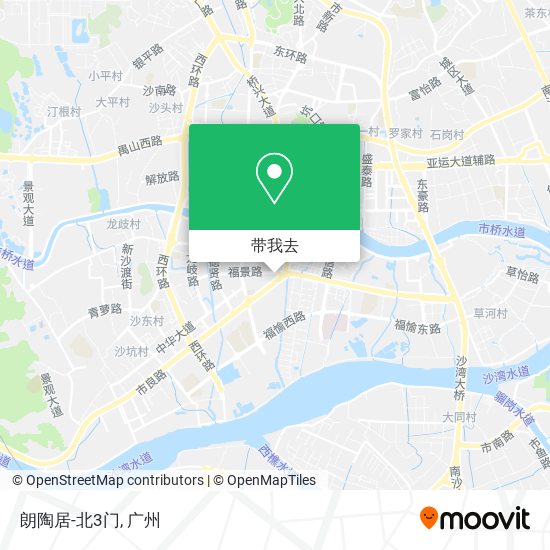 朗陶居-北3门地图