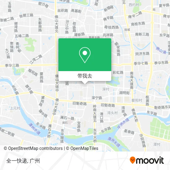 全一快递地图