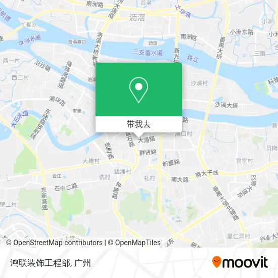 鸿联装饰工程部地图