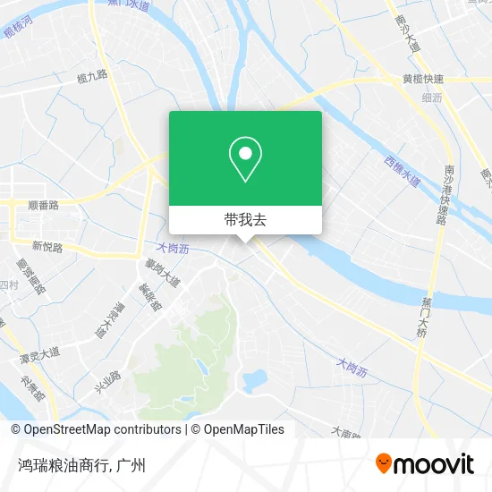 鸿瑞粮油商行地图