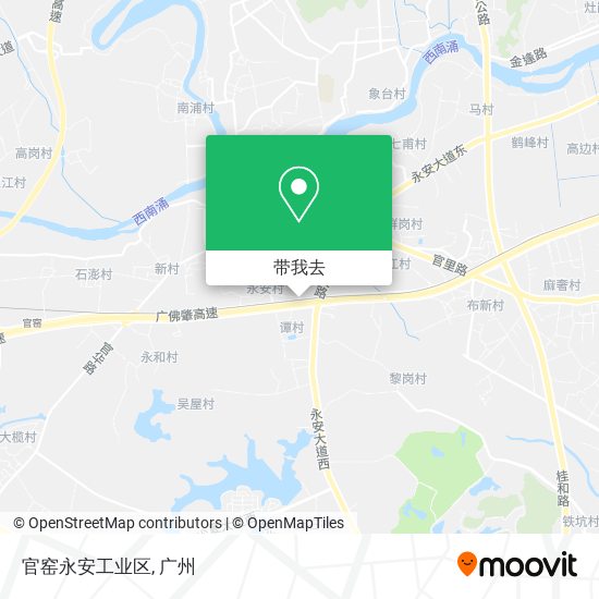 官窑永安工业区地图