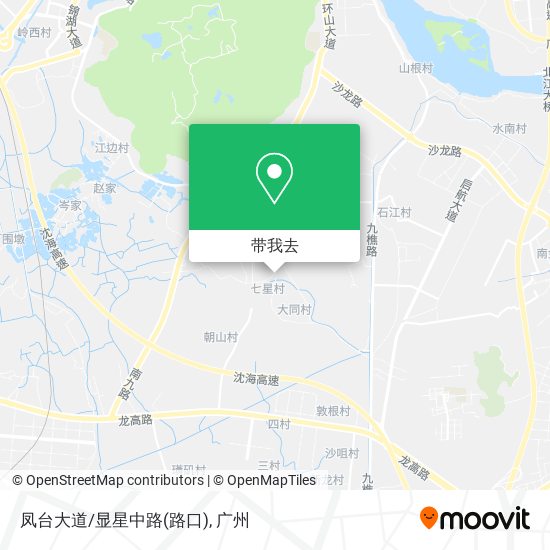 凤台大道/显星中路(路口)地图