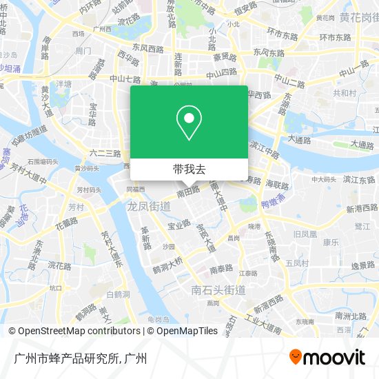 广州市蜂产品研究所地图