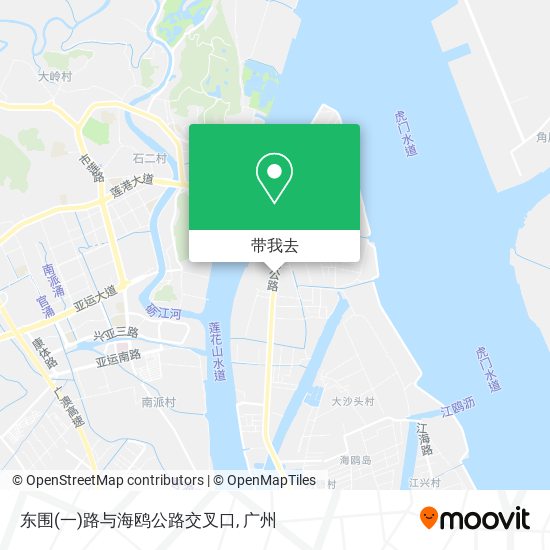 东围(一)路与海鸥公路交叉口地图
