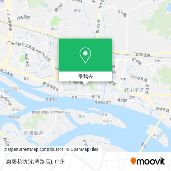 惠馨花坊(港湾路店)地图