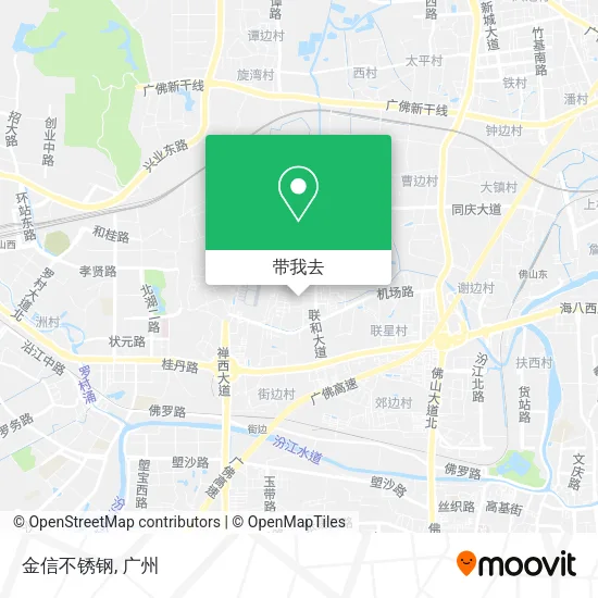 金信不锈钢地图