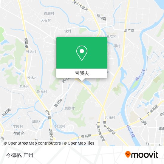 今德格地图