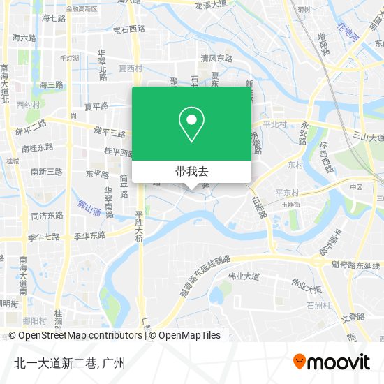 北一大道新二巷地图