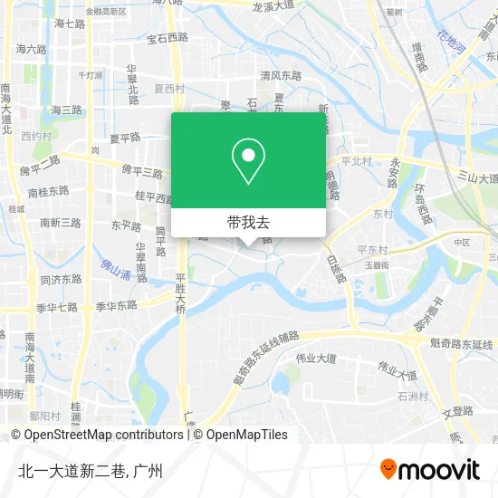 北一大道新二巷地图