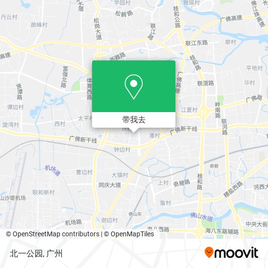 北一公园地图