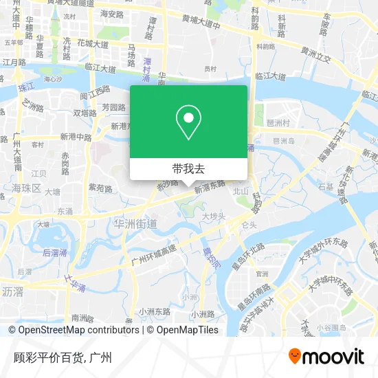 顾彩平价百货地图