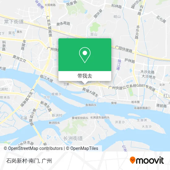 石岗新村-南门地图