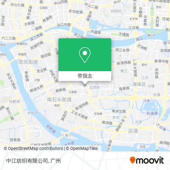 中江纺织有限公司地图