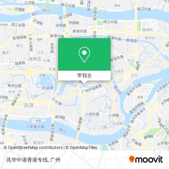兆华中港香港专线地图