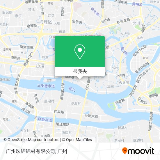 广州珠铝铝材有限公司地图