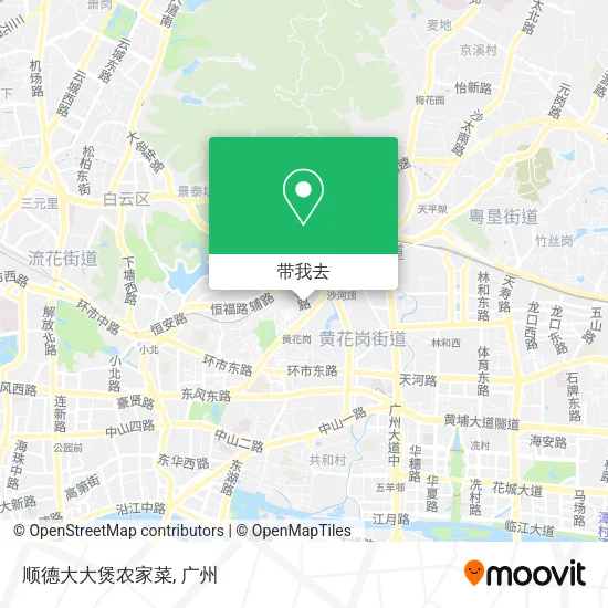 顺德大大煲农家菜地图