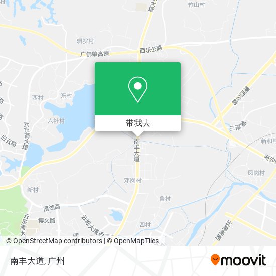 南丰大道地图