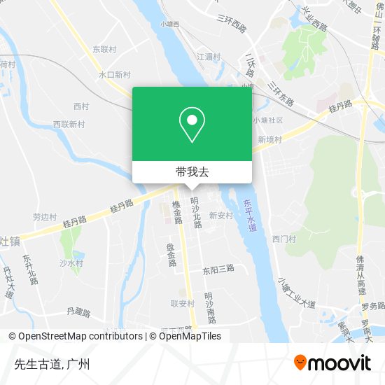 先生古道地图