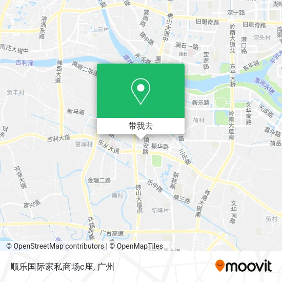 顺乐国际家私商场c座地图