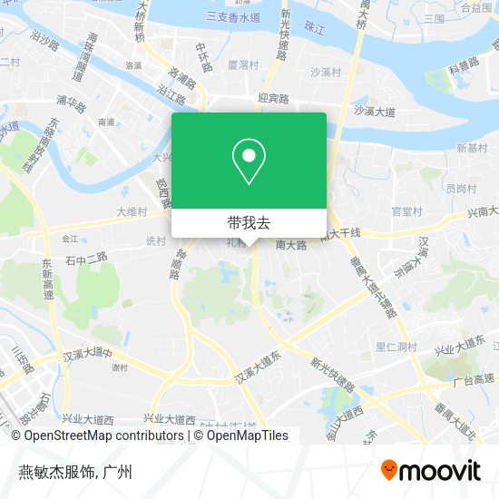 燕敏杰服饰地图