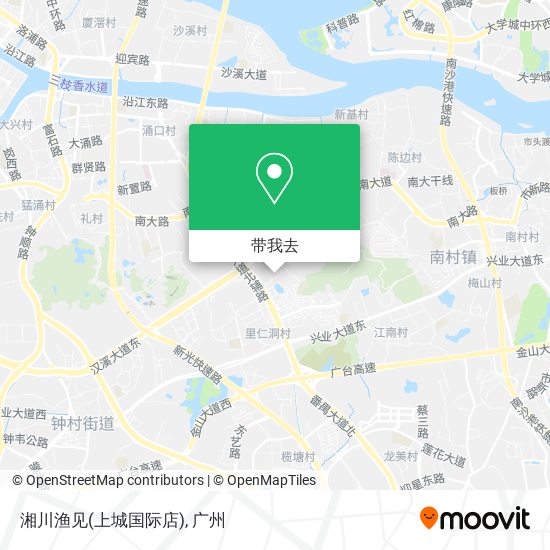 湘川渔见(上城国际店)地图