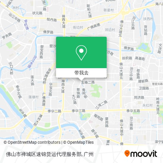 佛山市禅城区速锦货运代理服务部地图
