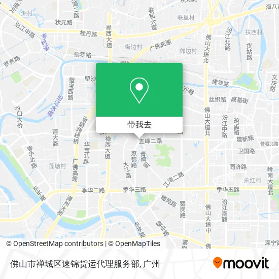 佛山市禅城区速锦货运代理服务部地图